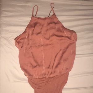 Forever 21 satin bodysuit